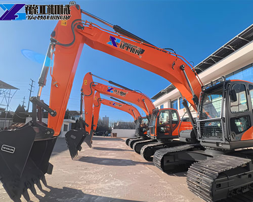 customized mining excavator in YG factory