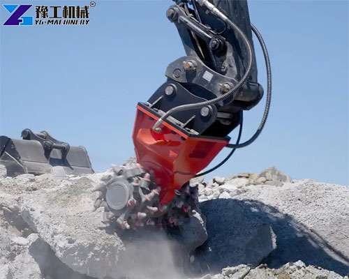 excavator drum cutter for precise trenching and rock cutting