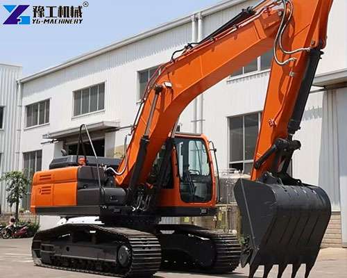 heavy duty crawler excavator factory production line