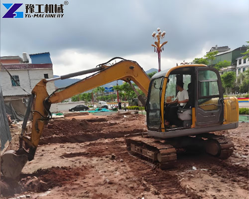 hydraulic excavator for infrastructure projects