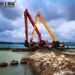 lake dredging excavator