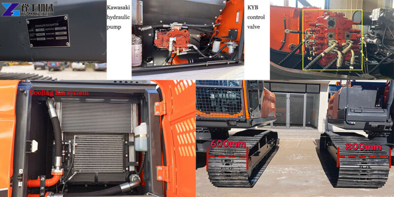 mining hydraulic excavator main control valve KYB system