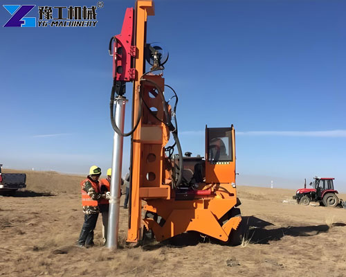 photovoltaic piling equipment