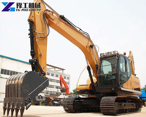 reinforced mining excavator chassis