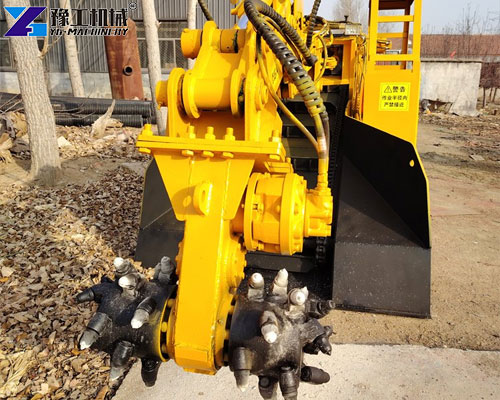 rock cutting drum cutter attachment for crawler excavator