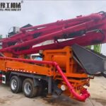 Efficient Truck Mounted Concrete Boom Pump Delivered to UAE truck mounted concrete boom pump