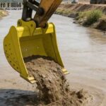 excavator dredging bucket for river dredging operations