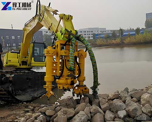 excavator slurry pump system