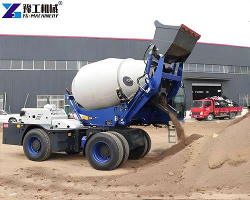 self loading concrete mixer truck