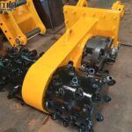 Milling head for excavator for precise rock and concrete cutting