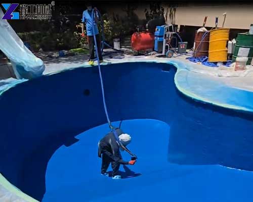 polyurea pool bottom waterproofing