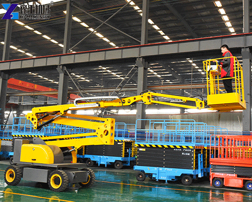 articulating boom lift jointed boom