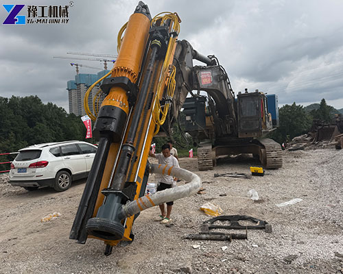 drilling splitting machine diesel air compressor