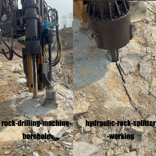 hydraulic rock drill splitter