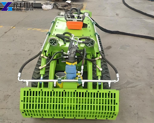 Remote-controlled dredging robot for industrial sludge removal