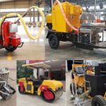 Road Construction & Maintenance Equipment Road construction and maintenance equipment for road marking, crack sealing, and pavement compaction